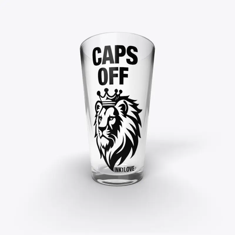 NEW* Pint Glass Lion